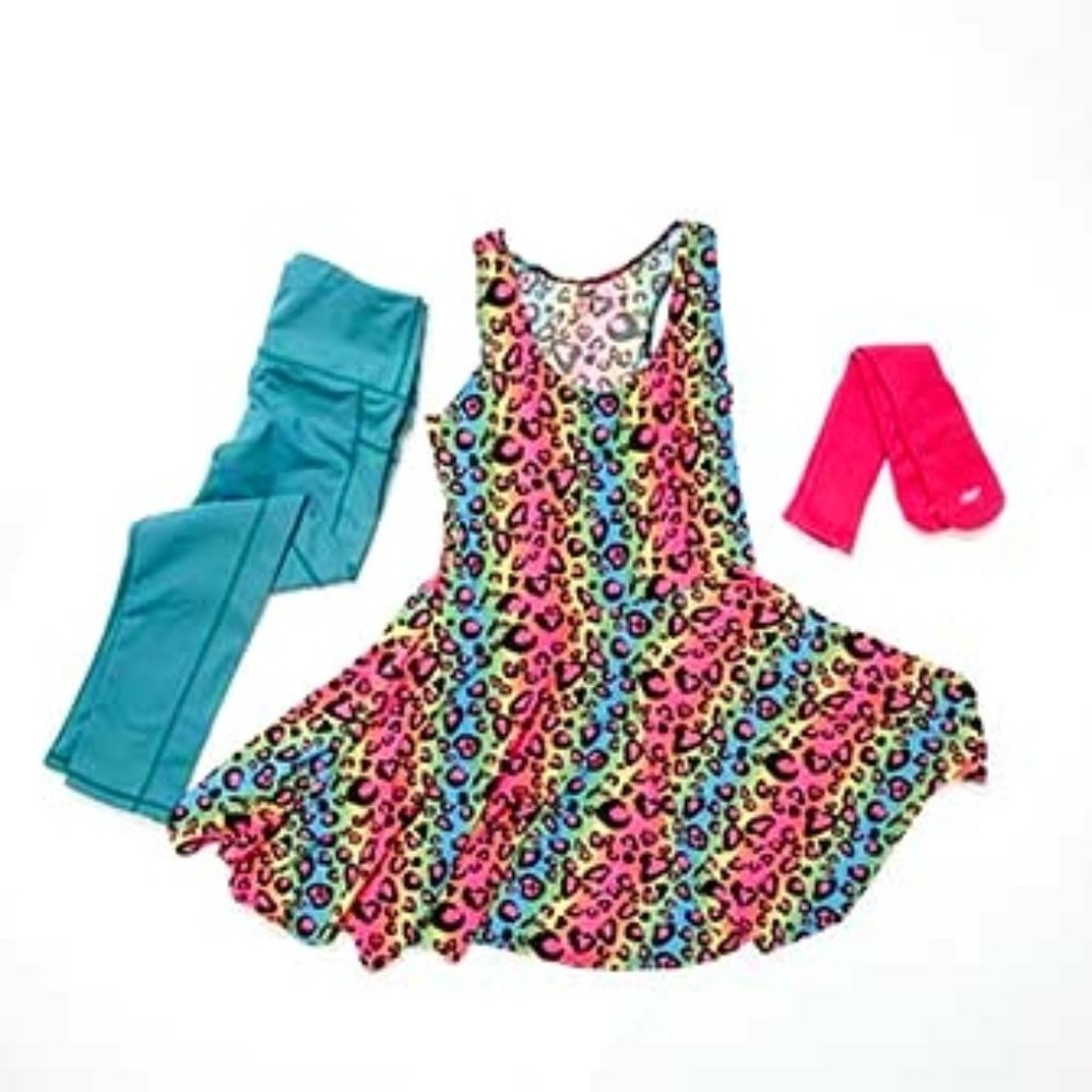 Barbie / Lisa Frank Inspired outfit with *SENITA* Leggings | Sz S